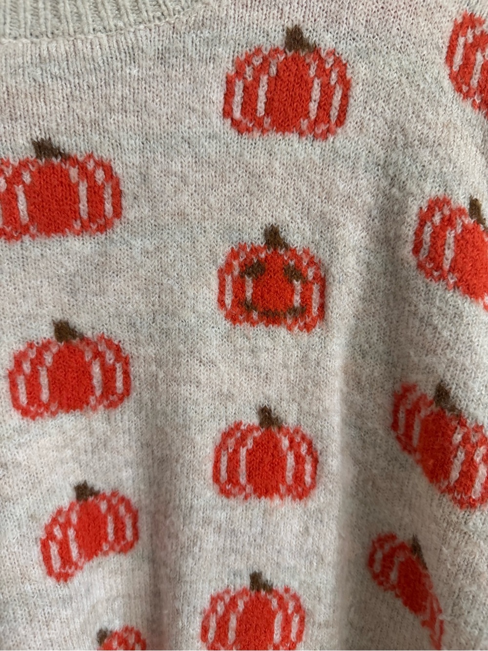 Vince Camuto Pumpkin Print Sweater - Picture 3 of 6